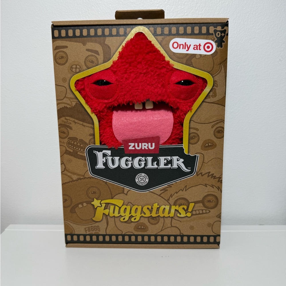 Zuru Fuggler Fuggstars Chunky McDunky Red Star Plush 9" Target Exclusive Rare